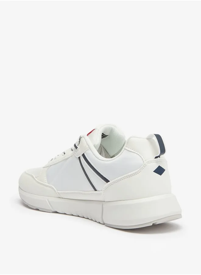 لي كوبر Men's Panelled Lace-Up Sneakers