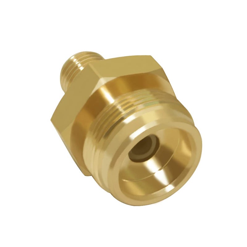 Hooshing Propane Gas Fitting 1/4" Male NPT x 1"-20 Male Throwaway Cylinder Thread for RV Camping Grill Lantern and Heater - Image 5