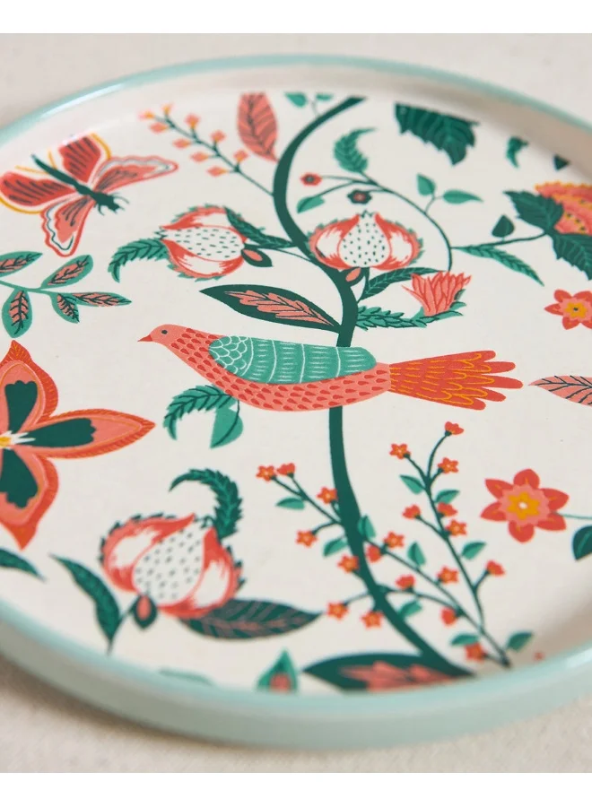 Chumbak Bahaar Snack Plate, Ivory