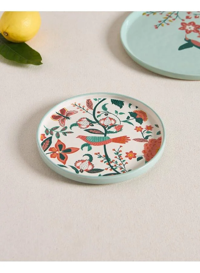 Chumbak Bahaar Snack Plate, Ivory