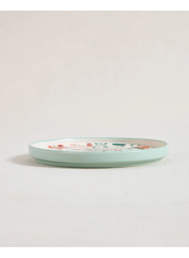 Chumbak Bahaar Snack Plate, Ivory