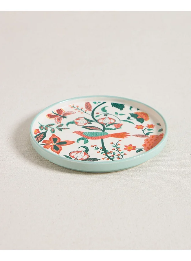 Chumbak Bahaar Snack Plate, Ivory