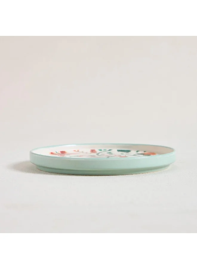 Chumbak Bahaar Snack Plate, Ivory