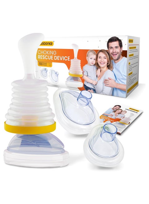 3 pcs Portable Anti Choking Device for Children and Adults Assist Suction Apparatus Kit Helps to Remove Objects Quickly and Effectively