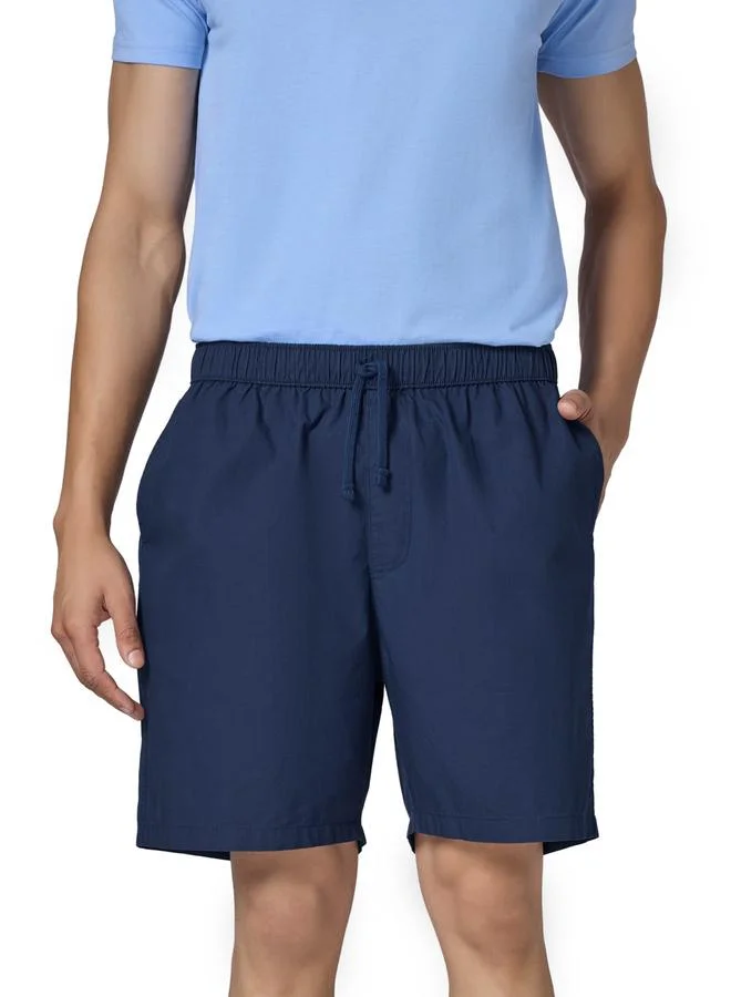 اكس واي اكس اكس شورت رجالي قطن 100% سادة قَصَّة مريحة بجيبين