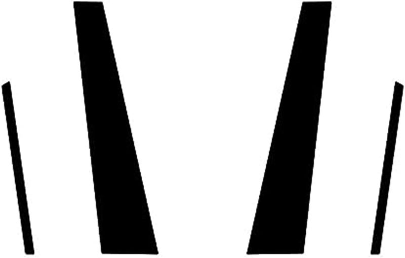 Wivplex Glossy Black Window Trim Cover for VW Jetta A6 - Image 4