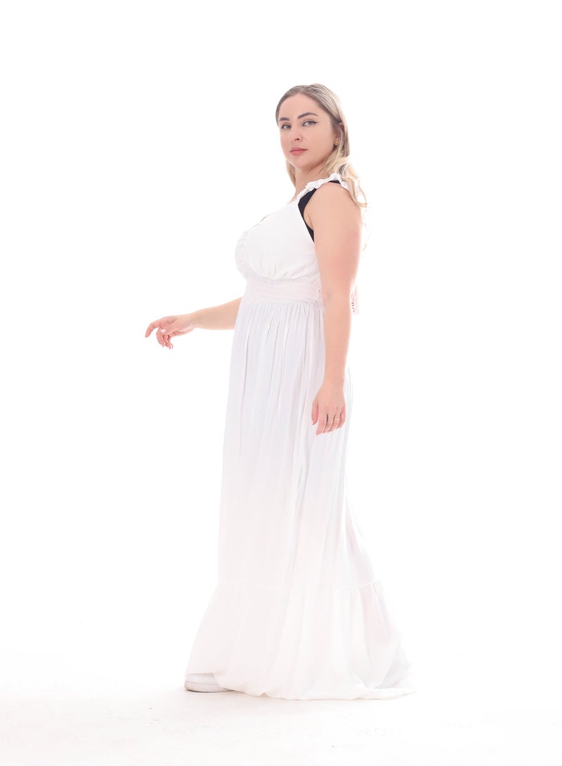 بيبو فستان حريمي طويل سادة - Image 3