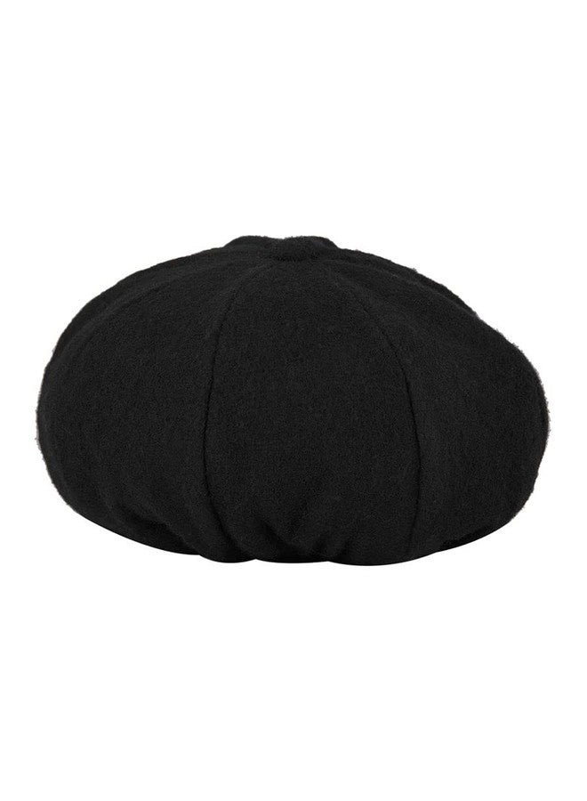 omtex Unisex Wool Cap (Baggy-Caps-BLK-SF_Black_Free Size) - Image 3