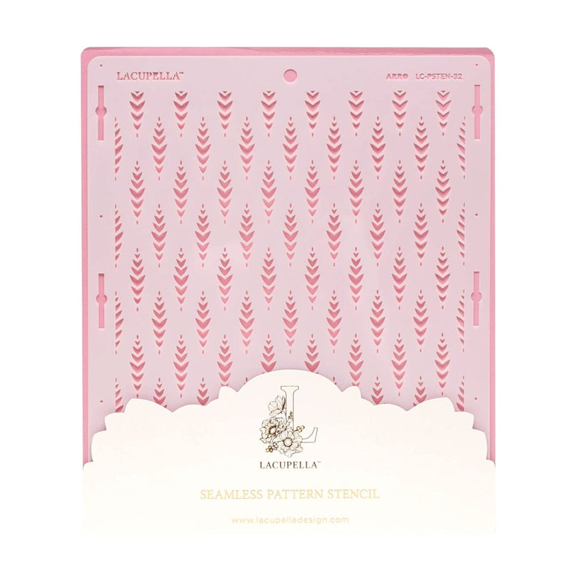 Lacupella Cake Decorating Stencil for Tall Buttercream Cake Royal Icing Ganache Paint Airbrush ARRO