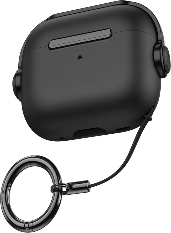Next Next store FanLink Case for AirPods Pro 3rd Generation 2022 [Upgraded Secure Lock] (Black)