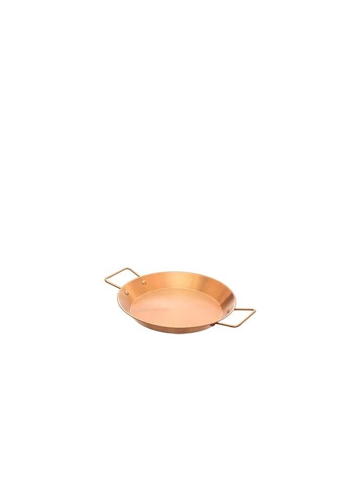 A round gold-plated stainless steel serving bowl, made of stainless steel, size 30 cm.  - Image 2