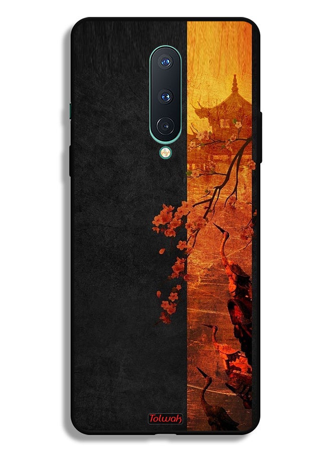 Tolwak OnePlus 8 Protective Case Cover Autumn Colors Art - Image 2