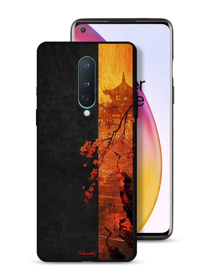 Tolwak OnePlus 8 Protective Case Cover Autumn Colors Art - Image 1