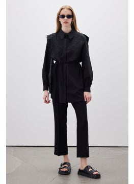 Manuka Straight Cut Trousers Black  - Image 1