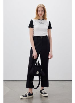 Manuka Straight Cut Trousers Black  - Image 5