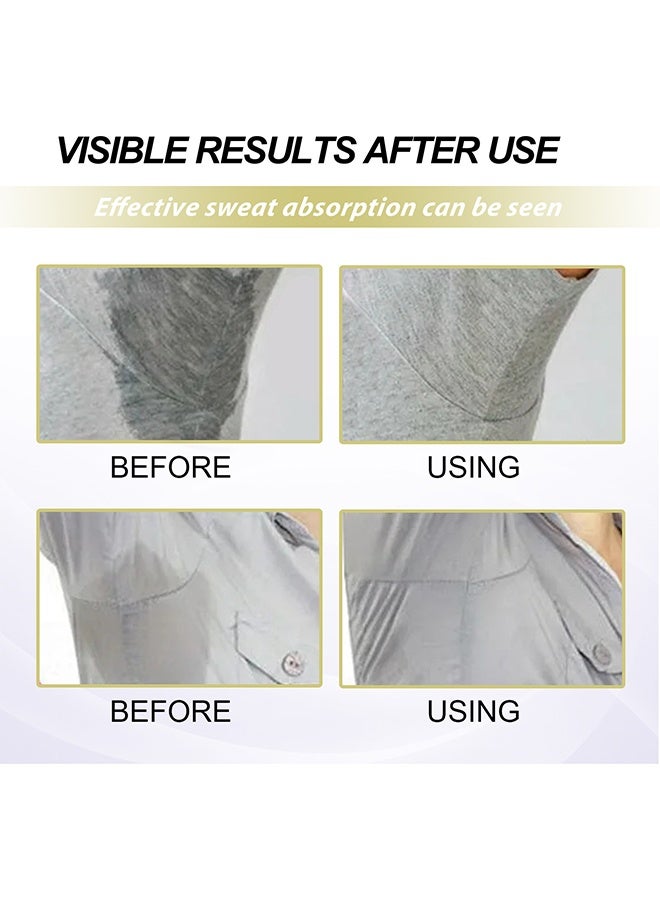 EELHOE Underarm Patch for Sweat-Absorption.   Underarm Anti-perspirant Tape Invisible Disposable Anti Perspiration Absorbent Deodorant Prevention Pad, Armpit Antiperspirant Stickers for Women Men Reduce Armpit Sweat 12PCS - Image 4