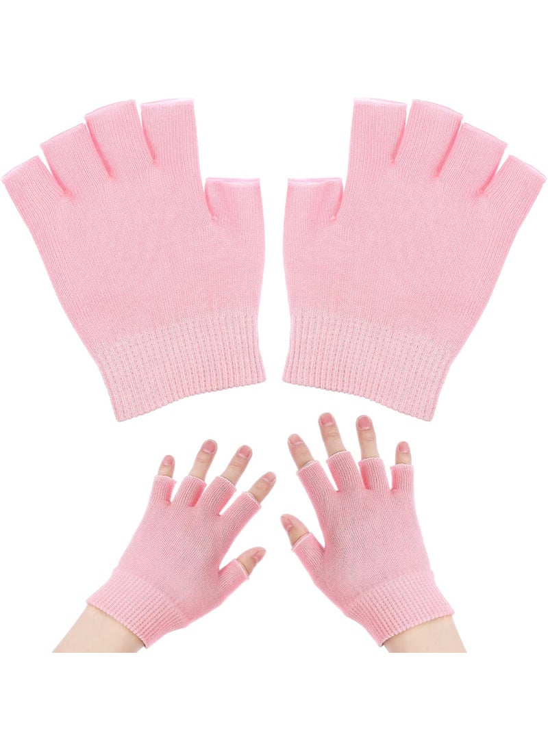 HEALLILY Heallily Moisturizing Gloves 1 Pair of Gel Moisturizing Gloves Gel Therapy Glove Manicure Gloves for Dry Cracked Hands Treatment for Women Girls 