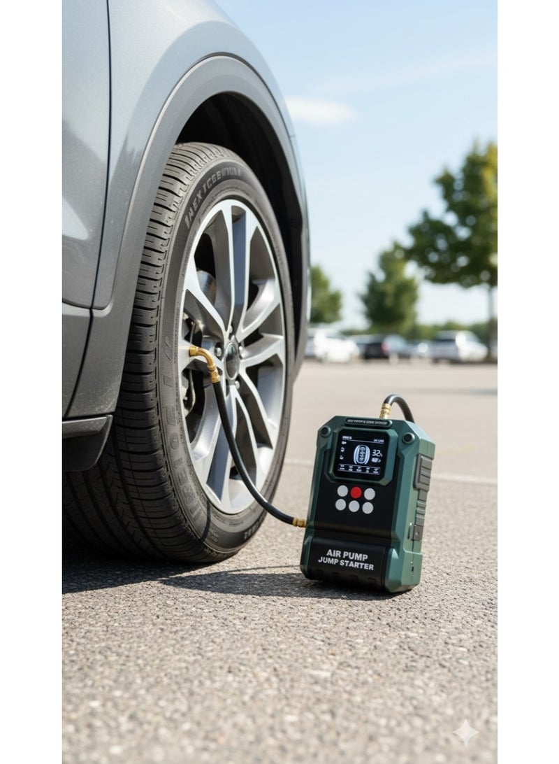 جامب ستارتر + منفاخ للكاوتش مدمج - Image 2