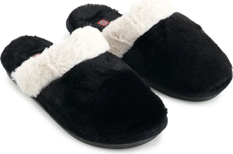 جيزر Women's Winter Comfortable Sole Home Garden Plush Slippers