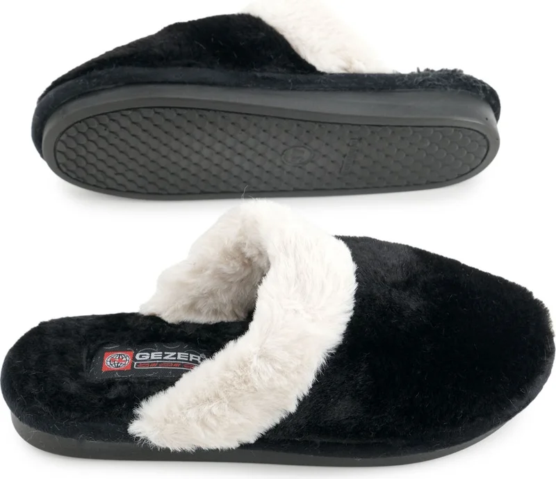 جيزر Women's Winter Comfortable Sole Home Garden Plush Slippers