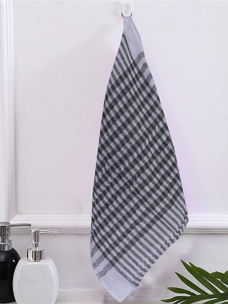 Kuber Industries Kitchen DusterCotton 300 GSM Wet Dry Cleaning NapkinFloor Cleaning Highly Absorbent Pocha for CarFanDesk18x18Set of 12Green - Image 5