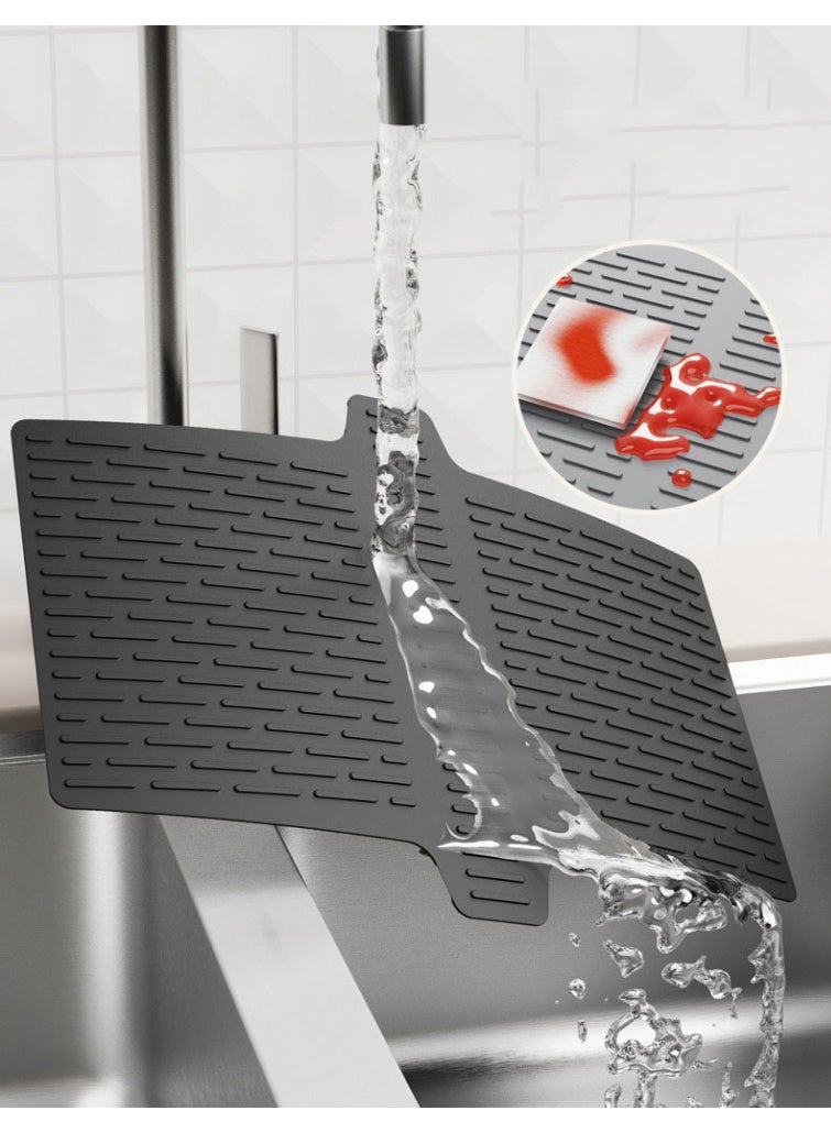 حصيرة فاصلة من السيليكون لحوض المطبخ، مقاومة للحرارة - Image 3