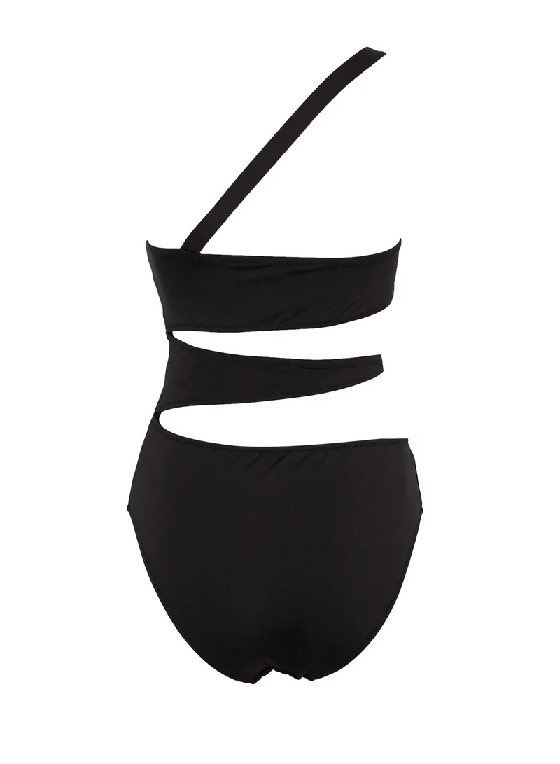 DeFacto One Shoulder Cut Out Swimsuit
