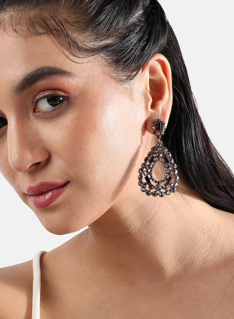 SOHI Enchanting Ember Artificial Drop Earring Jewellery