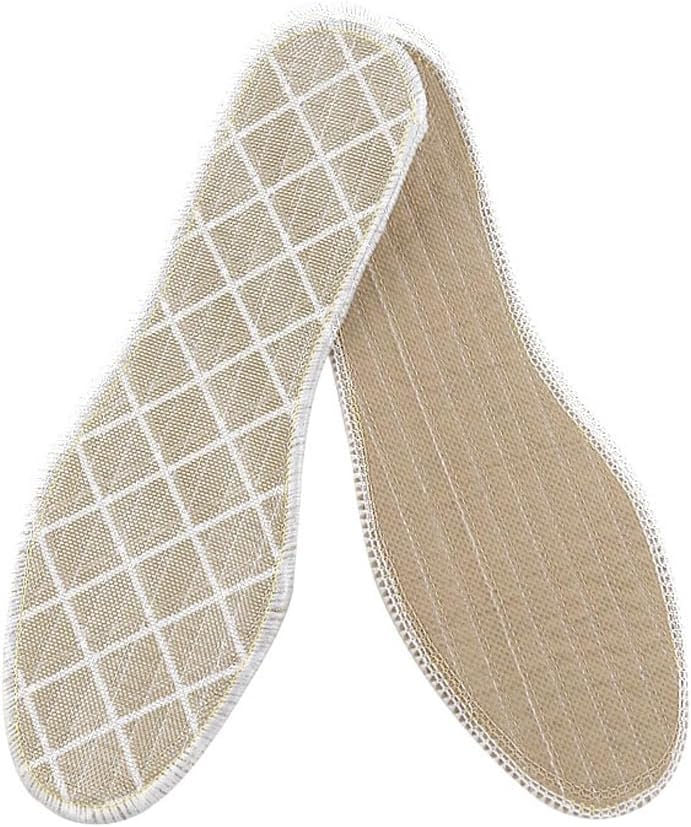 Supvox 3 Pairs Bamboo Charcoal Insole Deodorant Shoe Cushions Sweat Absorption Insoles Foot Inserts Shoe Pads for Women Men Size 44