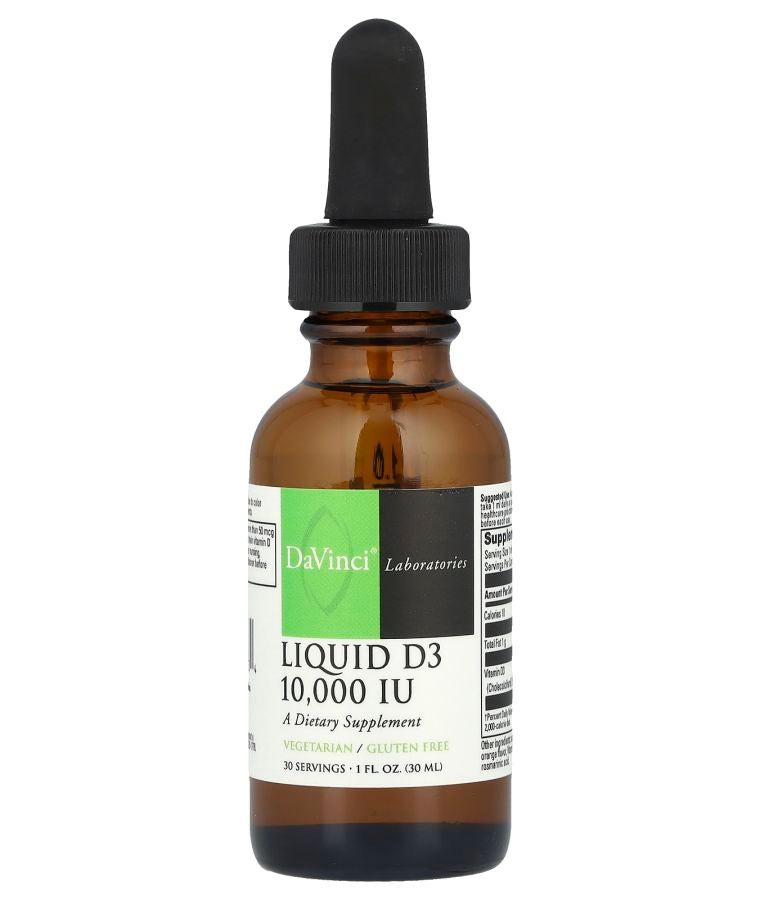 DaVinci Laboratories Liquid D3 10000 IU 1 fl oz (30 ml)