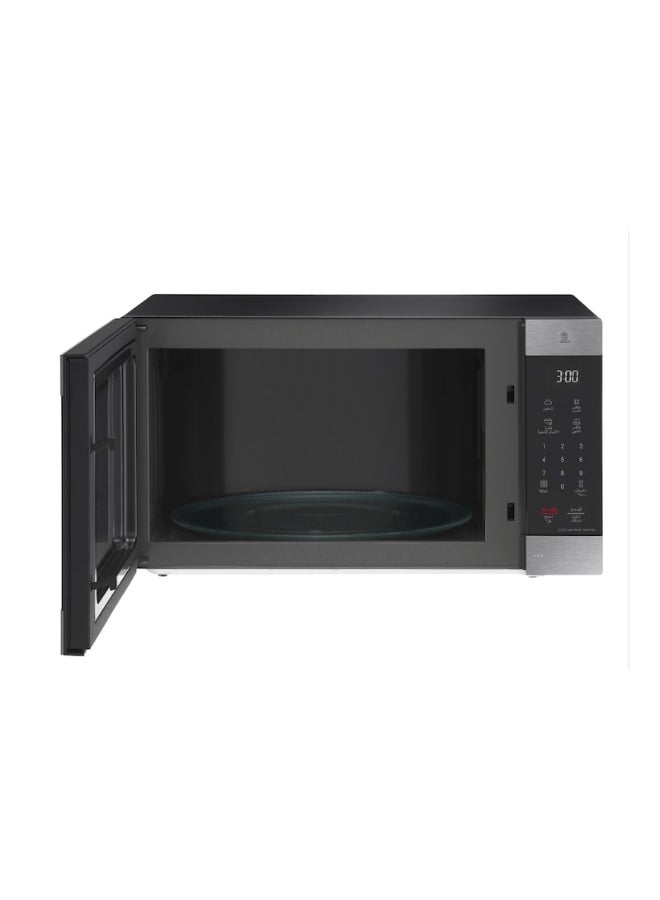 LG 56 Liter LG STS Solo Microwave, EasyClean, Noble Silver, Control Panel Arabic Only 56 L 1200 W MS5696HIS multicolor - Image 2