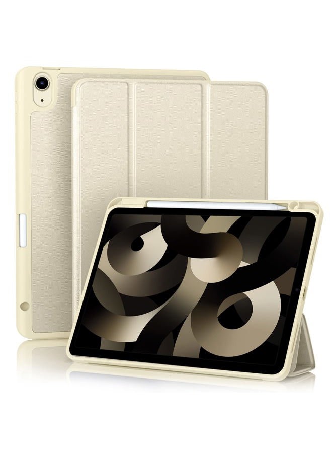 Akkerds Compatible with iPad Air 11 Inch Case 7th/6th Generation (M3/M2) 2025/2024, for iPad Air 5th/4th Generation Case 10.9 Inch 2022/2020 with Pencil Holder[Auto Sleep/Wake], Starlight - Image 1