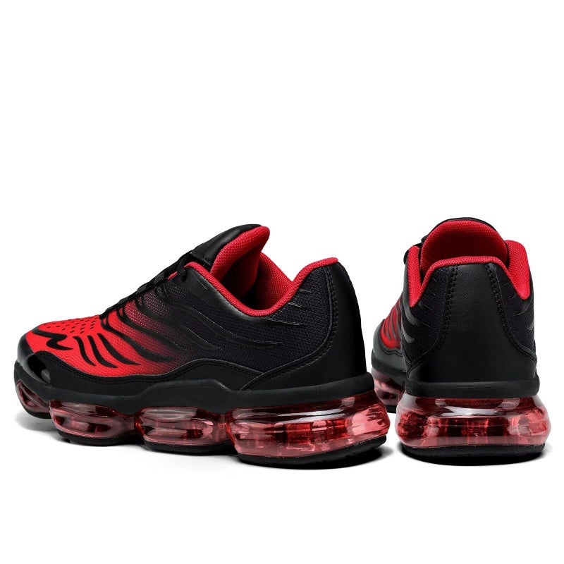 Socviis Mens Air Running Shoes Non Slip Workout Casual Sport Walking Shoes Basketball Sneakers Fashion Tennis Fitness Trainers Red - Image 5
