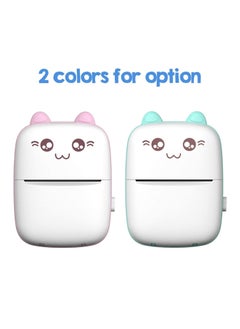 MAKS & CO. 200 DPI Photo Printer for Labels, Memos, and Receipts Compact and Stylish Design Includes 1 Roll of Thermal Paper Easy Wireless Printing from Your Smartphone Ideal for On-the-Go Printing Needs Available in Pink Color Perfect for Personal and Office Use  - Image 2