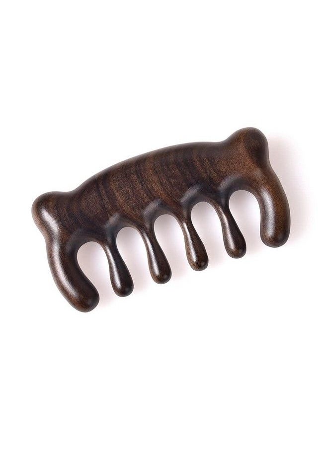 TAN MUJIANG Wooden Hair Comb Massage Cute Bear  - Image 1