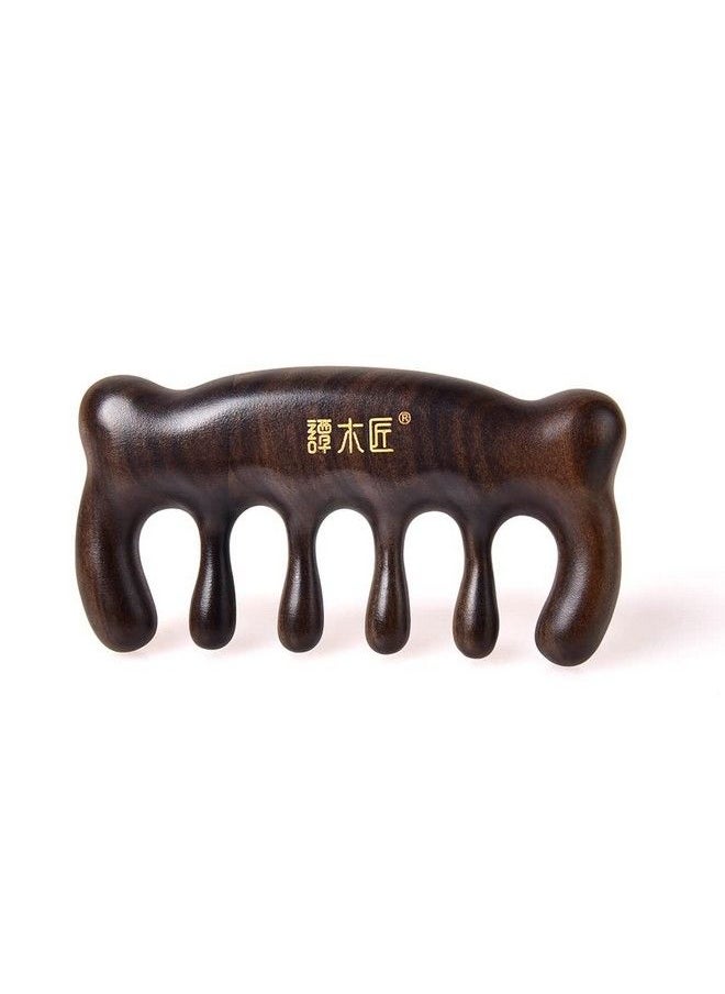 TAN MUJIANG Wooden Hair Comb Massage Cute Bear  - Image 3