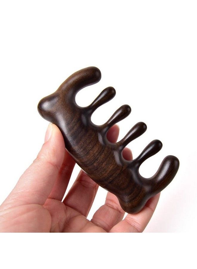 TAN MUJIANG Wooden Hair Comb Massage Cute Bear  - Image 5
