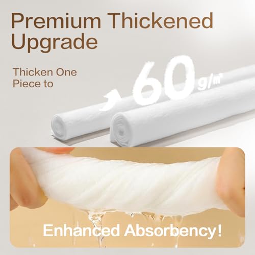 Winner 100% Cotton Dry Wipes, USDA Certified Baby Wipes, 33% Thicker & Ultra Soft, Hypoallergenic & Unscented for Baby Sensitive Skin, Wet/Dry for Diaper Changes, Meals & Cleanup, 240ct, Pack of 3 - Image 3