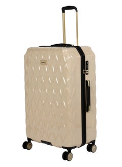 bebe BEBE Tiara hardside luggage on wheels for unisex | ultra lightweight ABS on with spinner double wheels 4 color beige  - Image 3