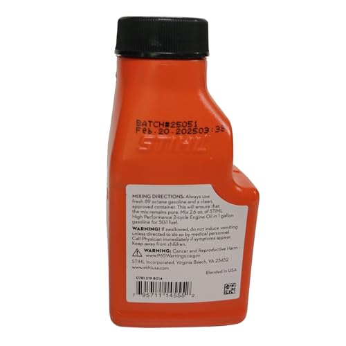 STIHL 0781 319 8008 2.6 Ounce High Performance 2 Cycle Engine Oil, 6 Pack - Image 4