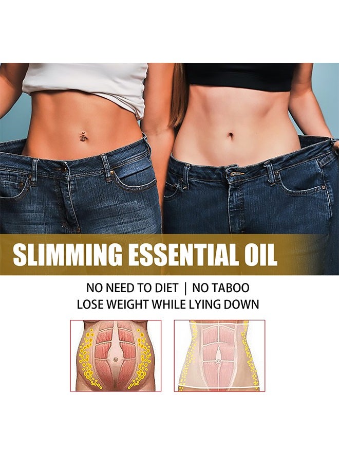 West&Month Ginger Essential Oil, Of Essential Oil For Abdominal Fat Removal, Accelerate Metabolism Burn Calories Beautiful Curve 30ML  - Image 4