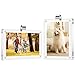 Drytuns Car Picture Holder Car Visor Photo Clip Acrylic Magnetic Picture Frame Magnetic Photo Frames for Refrigerator for Car Refrigerator Home School Office - Image 2