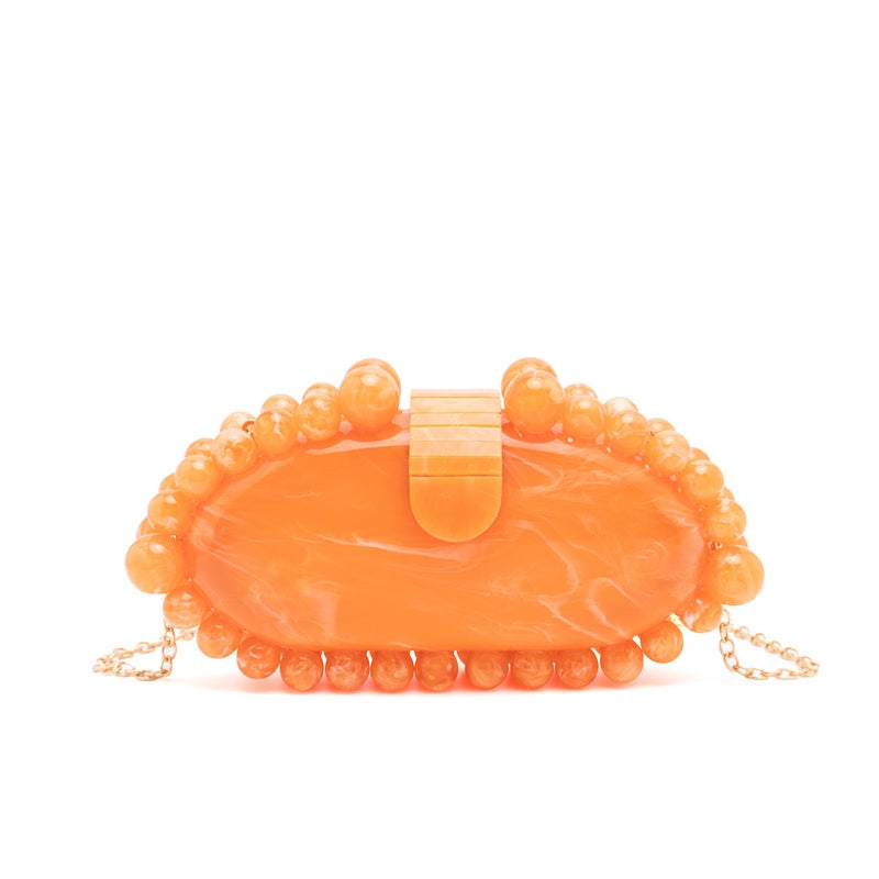 Export Women'S Acrylic Evening Bag Fashionable Evening Dress Elegant Marble Pattern Clutch Bag - Image 1