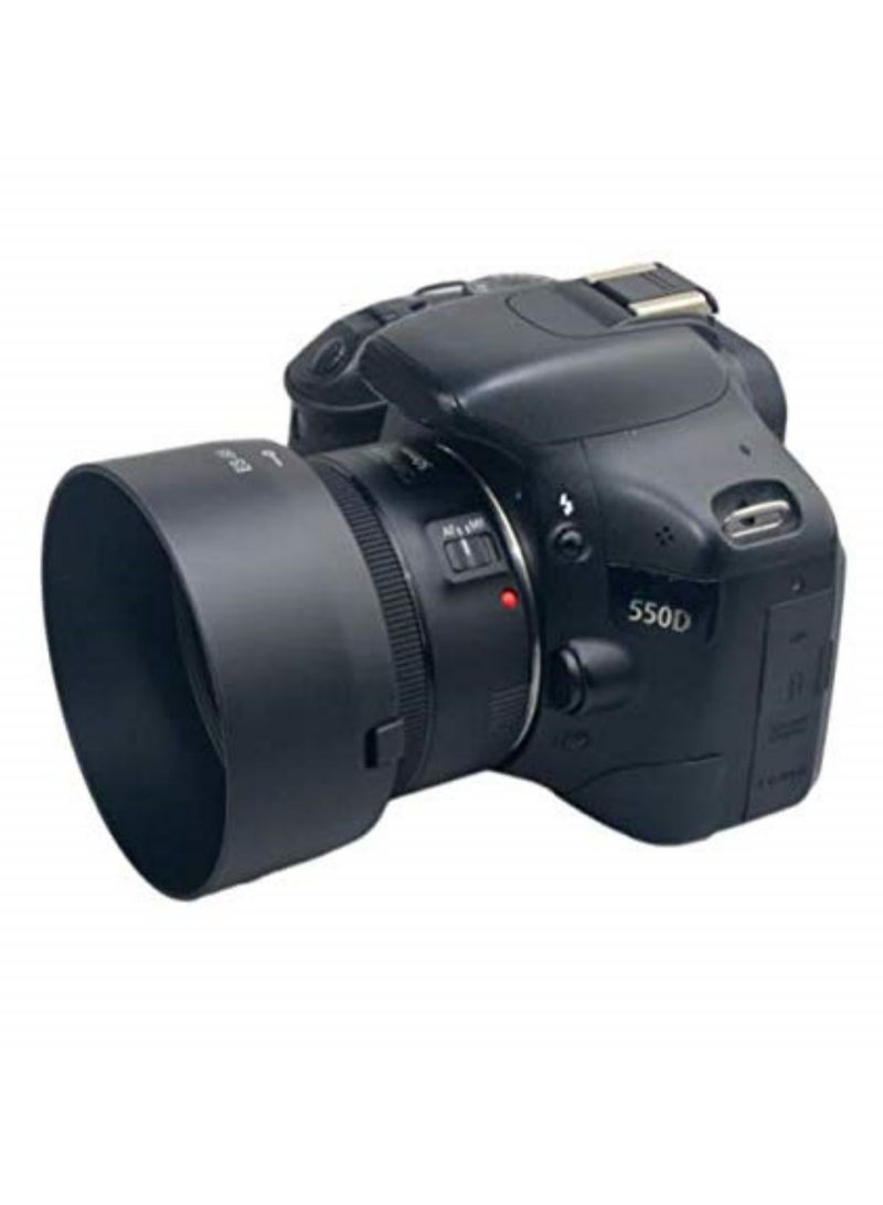 ES68 ES-68 Camera Lens Hood Compatible with Canon EOS EF 50mm f18 Stm 49mm Protector Durable Lightweight Lens Shade for Enhanced Photography - Image 4