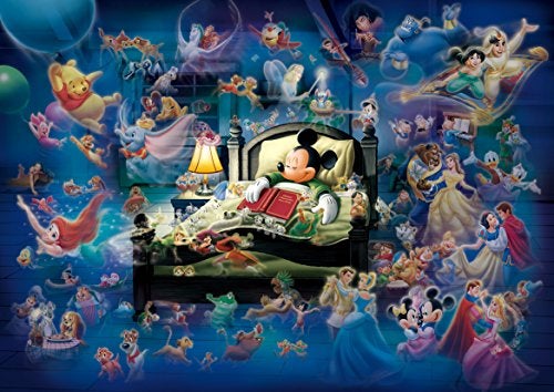 Tenyo Disney Mickeys Dream Fantasy Glow in the Dark Jigsaw Puzzle 500 Piece - Image 1