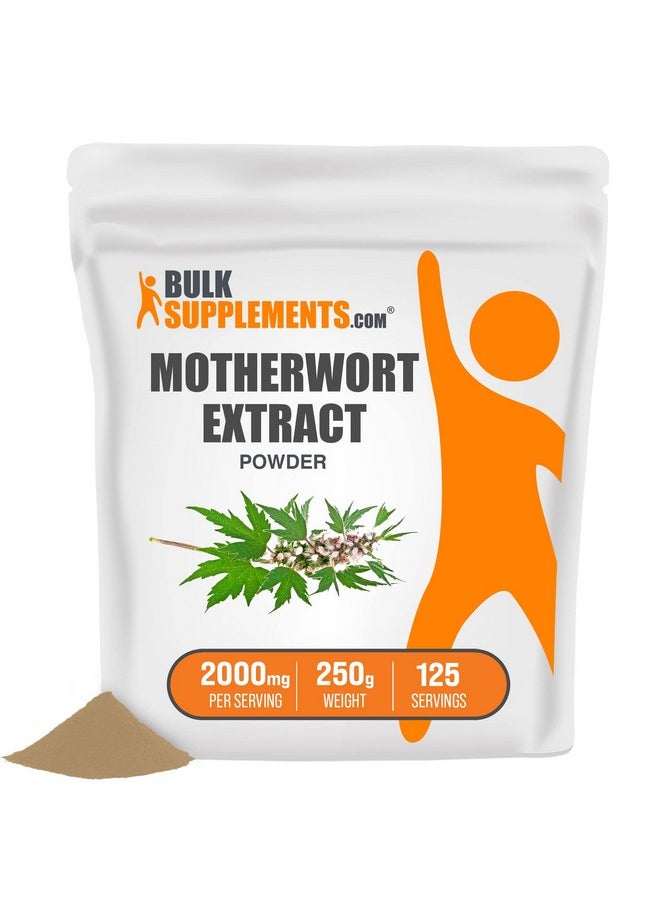 BulkSupplements Com Motherwort Extract Powder Herbal Supplement From Motherwort Herb Antioxidants Supplement 2000Mg Per Serving Vegan Supplement 250 Grams 88 Oz  - Image 1