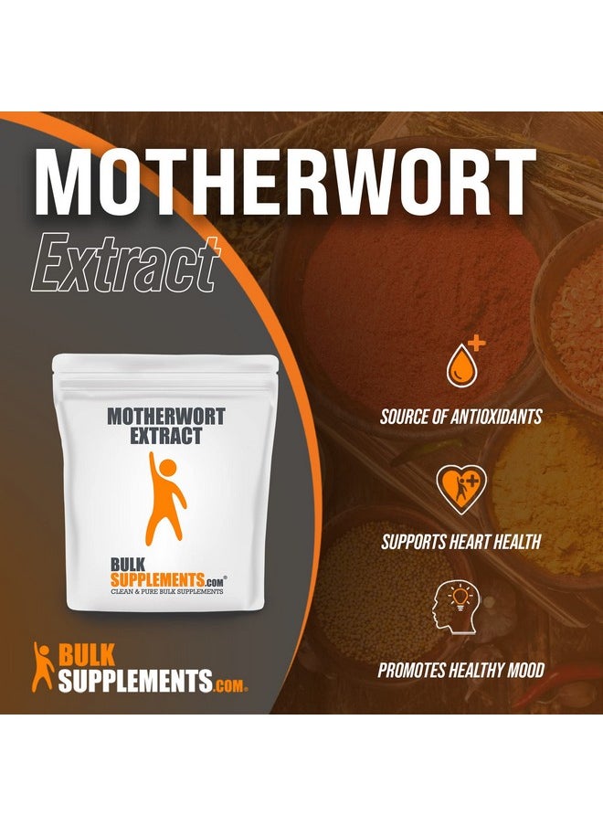 BulkSupplements Com Motherwort Extract Powder Herbal Supplement From Motherwort Herb Antioxidants Supplement 2000Mg Per Serving Vegan Supplement 250 Grams 88 Oz  - Image 3