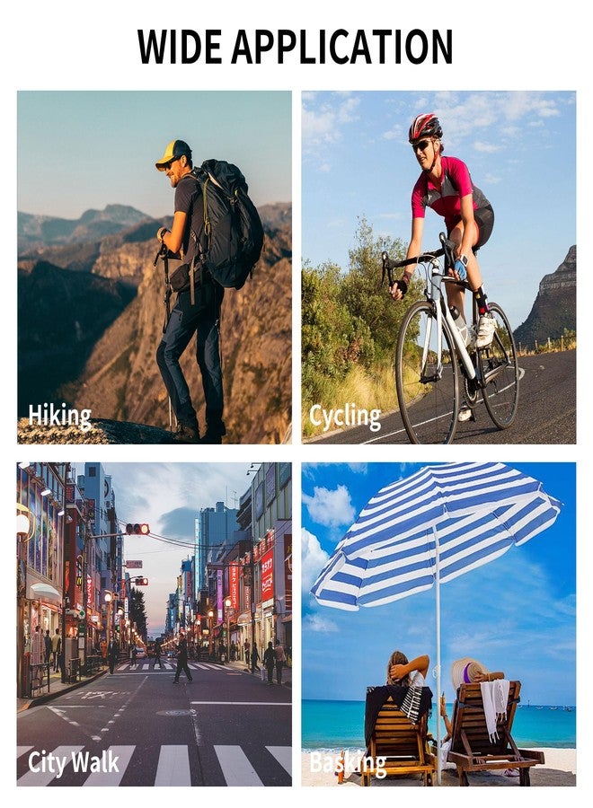 RCstyle 4Pcs Polarized Clip Compatible With Ray-Ban Meta Wayfarer Smart Glasses Color Changing Clip Set for Man and Woman Size L (Dark Green, Night Vision Yellow, Black, Brown), Dark Green, Night - Image 5