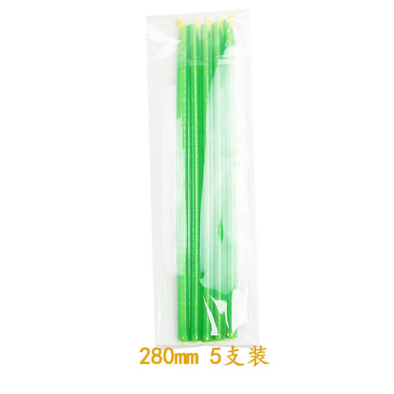 Multifunctional food fresh-keeping sealing clip moisture-proof sealing clip snacks sealing stick tea sealer candy color spot 280mm 5 Pack 