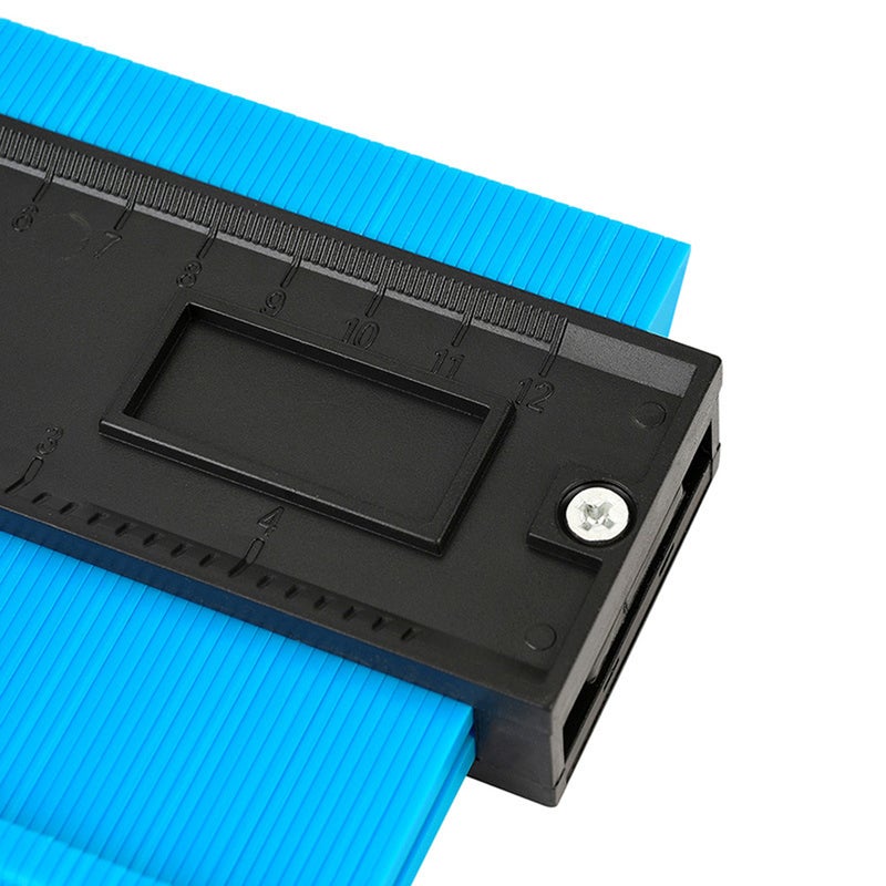 1Pc Durable 5 Inches Contour Gauge Duplicator Profile Gauge Arc Scale Profile Gauge Profiler (Blue) - Image 2